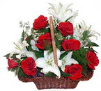 sepette gül ve kazablankalar   Çankırı online çiçekçi , çiçek siparişi 