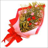 12 adet renkli  gül buketi   Çankırı online çiçekçi , çiçek siparişi 