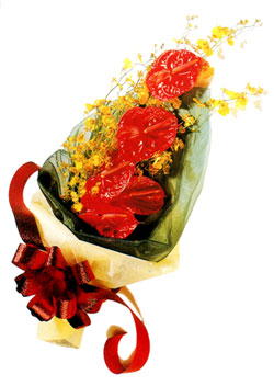 özel 5 adet antorium buketi   Çankırı anneler günü çiçek yolla 