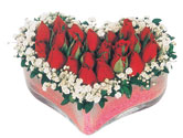  Çankırı çiçek servisi , çiçekçi adresleri  mika kalpte kirmizi güller 9 