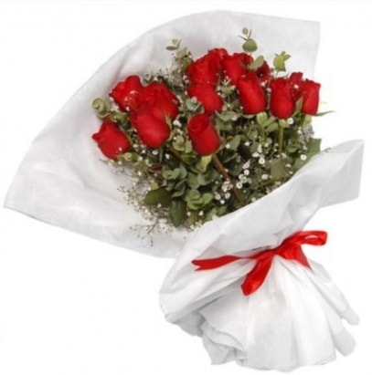 9 adet kırmızı gül buketi  Çankırı online çiçekçi , çiçek siparişi 