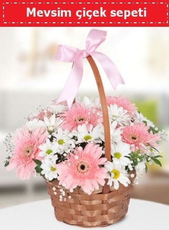 Mevsim kır çiçek sepeti  Çankırı kaliteli taze ve ucuz çiçekler 